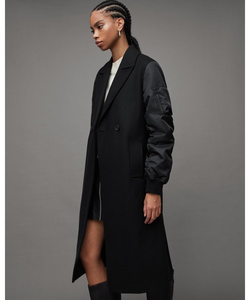 ALLSAINTS（オールセインツ） チェスターコート 8 ブラック レディース