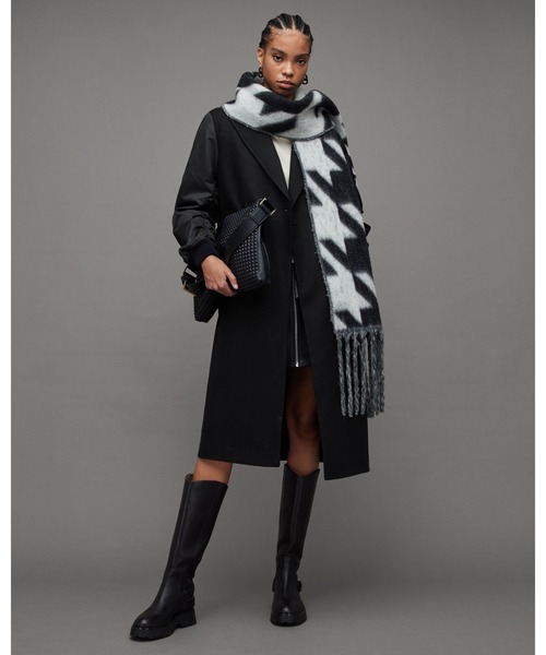 ALLSAINTS（オールセインツ） チェスターコート 8 ブラック レディース