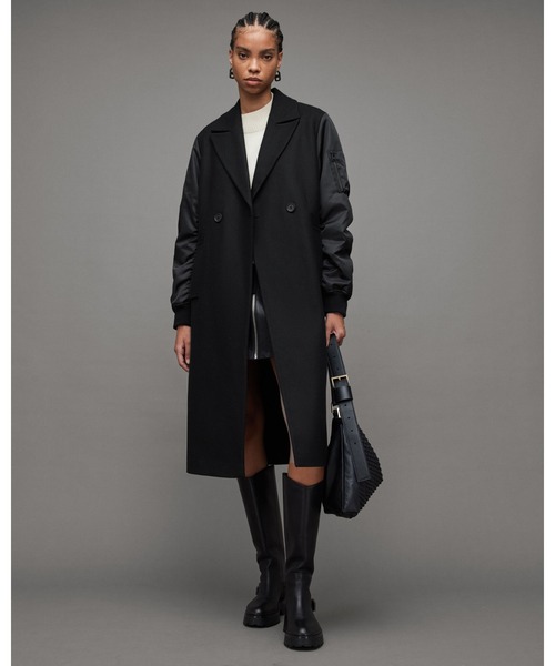 ALLSAINTS（オールセインツ） チェスターコート 8 ブラック レディース