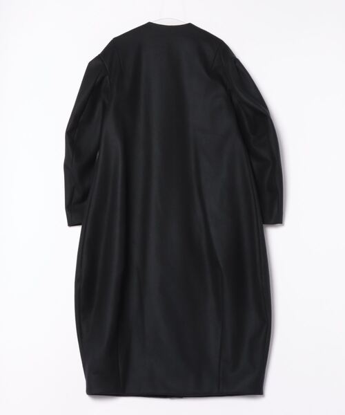 完売品✨UN3D. アンスリード アシンメトリー コート ノーカラー ブラック UN3D.（アンスリード） ノーカラーコート 38 ブラック レディース