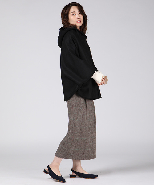 「ketty cherie」 ポンチョ S チャコールグレー レディース_画像9