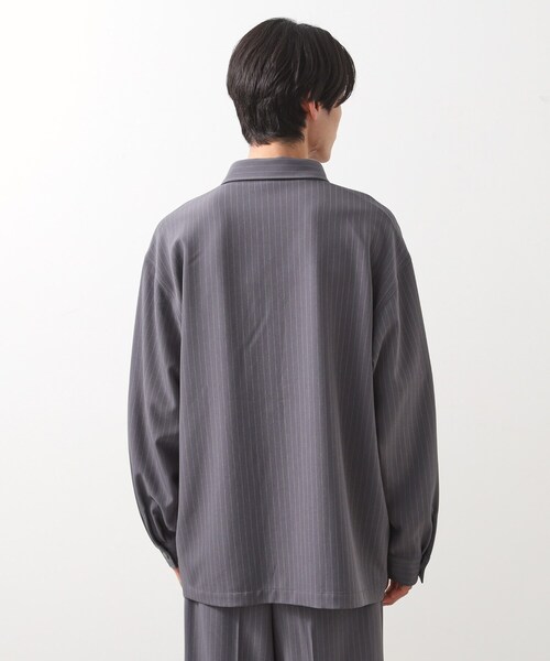 THE SHOP TK シャツ ダブルポケットシャツ「セットアップ可/洗濯機OK THE SHOP TK シャツ ダブルポケットシャツ「セットアップ可/洗濯機OK