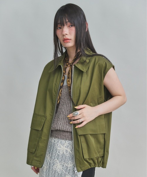 MIRROR STOKE ベスト ジレ 「ZOZO限定」WORK FLAP VEST/ワークフラップ