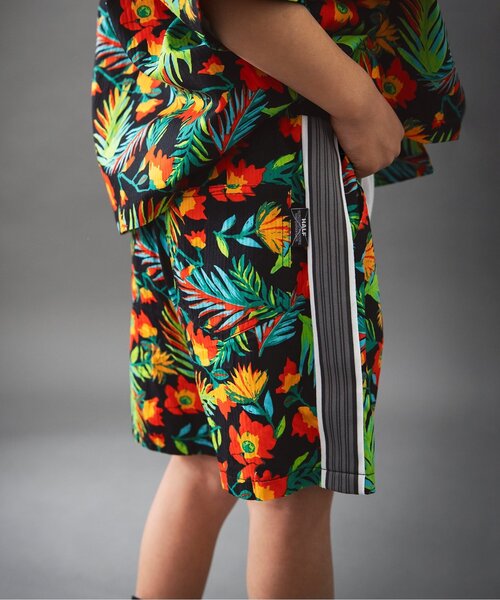 BREEZE パンツ 「B NEW JACK/ジュニア対応」サイドライン総柄パンツ_90