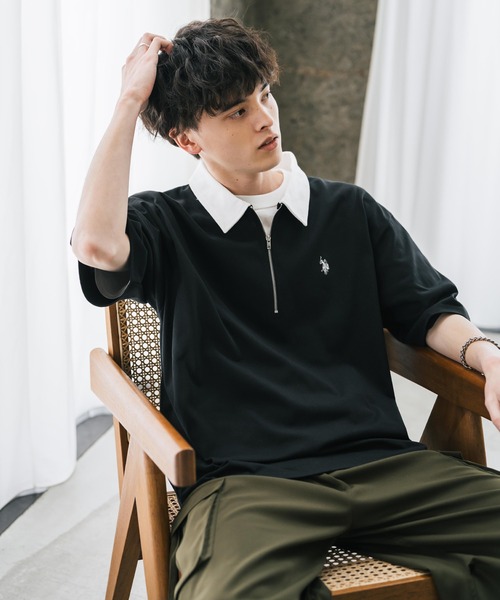 U.S. POLO ASSN. ポロシャツ ユーエスポロアッスン 別注コラボ