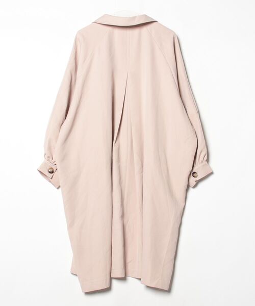 「ECRIRE」 ステンカラーコート M ベージュ レディース_画像2