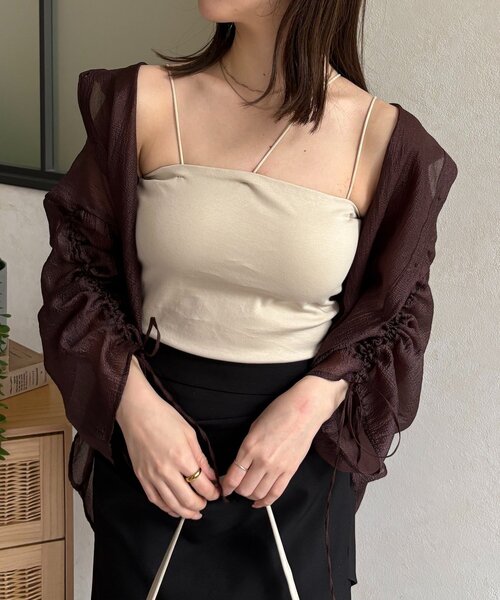 Thevon（ゼヴォン） カップ付き キャミソール 「新色登場！」アシメ
