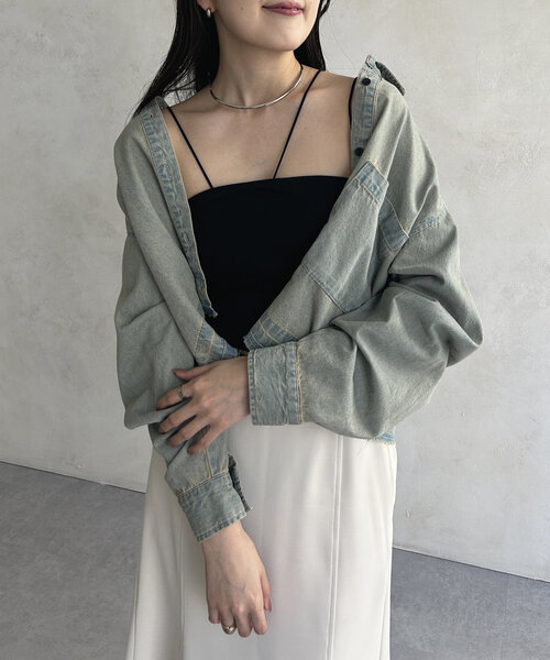 Thevon（ゼヴォン） キャミソール 「新サイズ登場！」アシメストラップ