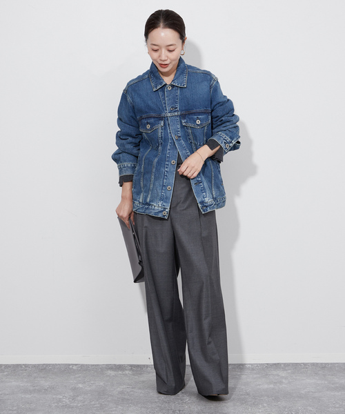Plage デニム ジャケット　38 ネイビー plage 「Plage」 デニムジャケット 38 ネイビー レディース