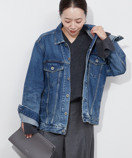 Plage デニム ジャケット　38 ネイビー plage 「Plage」 デニムジャケット 38 ネイビー レディース