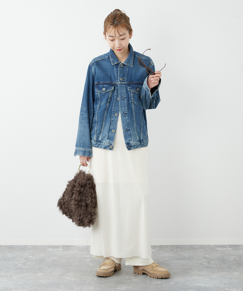 新品 Plage デニムジャケット 38 ネイビー Gジャン プラージュ