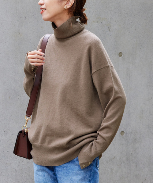 FRAMeWORK（フレームワーク） タートルネックニット FREE ブラウン
