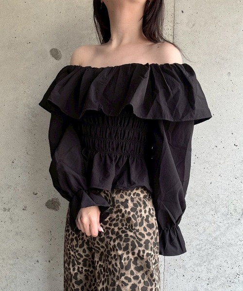 ブラウス シャツ フリルオフショルブラウス レディース : ZOZOTOWN ブラウス シャツ フリルオフショルブラウス レディース : ZOZOTOWN