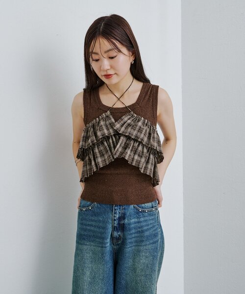レディーストップス＋ベルト類 Ezick ベルト fur like belt フェイクファーベルト レディース