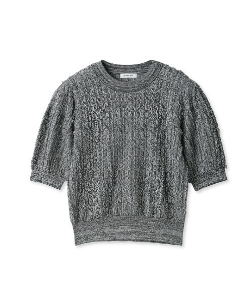 「FRAY I.D」 半袖ニット ONE SIZE ブラック レディース