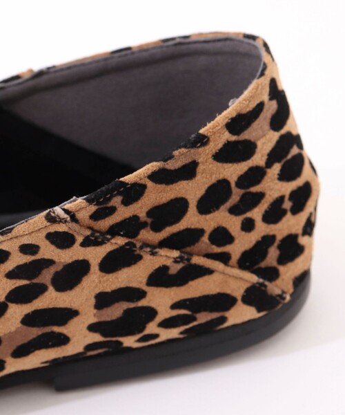 NOLLEY'S（ノーリーズ） ローファー レオパードスエードスリッパ
