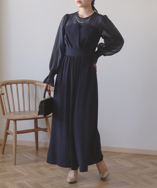 【値下げ】【美品】kana パンツドレス Kana 「Kana」 パンツドレス M ネイビー レディース : ZOZOTOWN