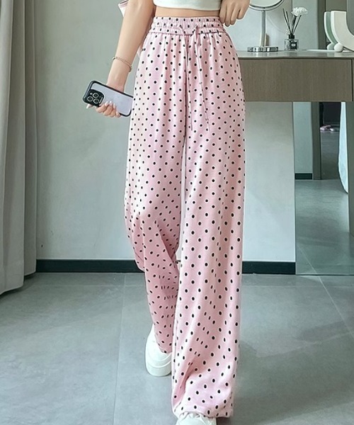 Aelina パンツ ドット柄パンツ レディース : ZOZOTOWN Yahoo!店 - 通販