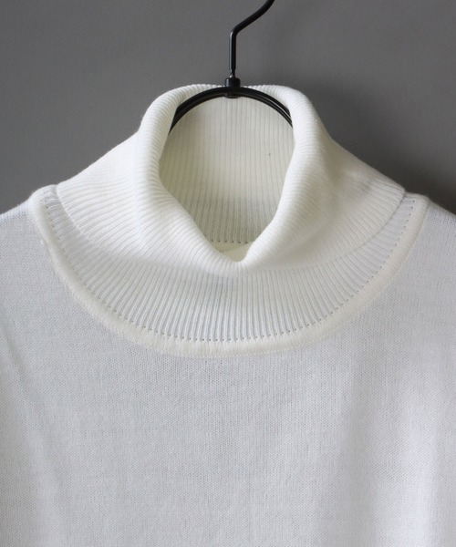 「SITRY」 「HALHAM」タートルネックニット X-LARGE ホワイト メンズ_画像2