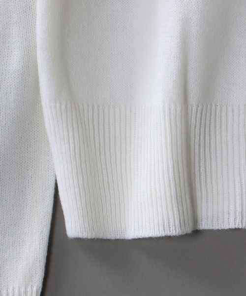 「SITRY」 「HALHAM」タートルネックニット X-LARGE ホワイト メンズ_画像3