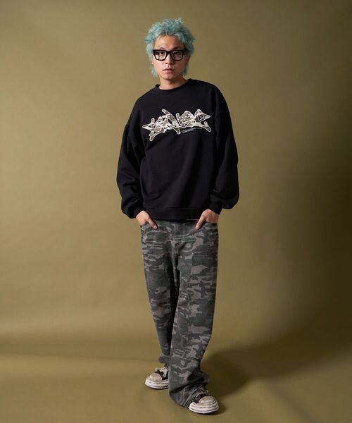 SEQUENZE トレーナー スウェット 「SEQUENZ（シークエンズ）」CAMO