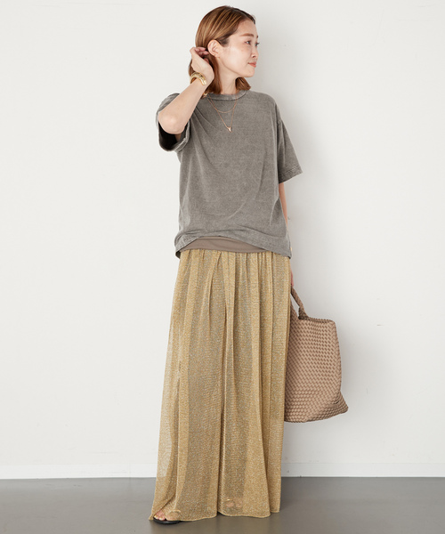 tokuachandeuxieme classe Tシャツ ベージュ Deuxieme Classe 「Deuxieme Classe」 半袖Tシャツ - ベージュ