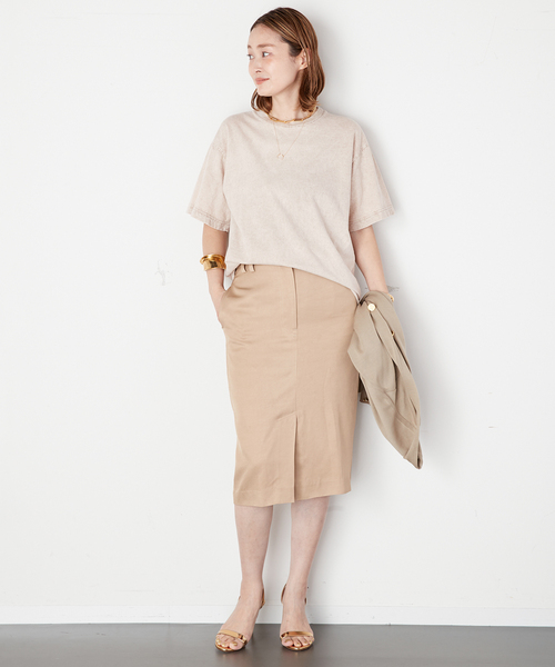 tokuachandeuxieme classe Tシャツ ベージュ Deuxieme Classe 「Deuxieme Classe」 半袖Tシャツ - ベージュ
