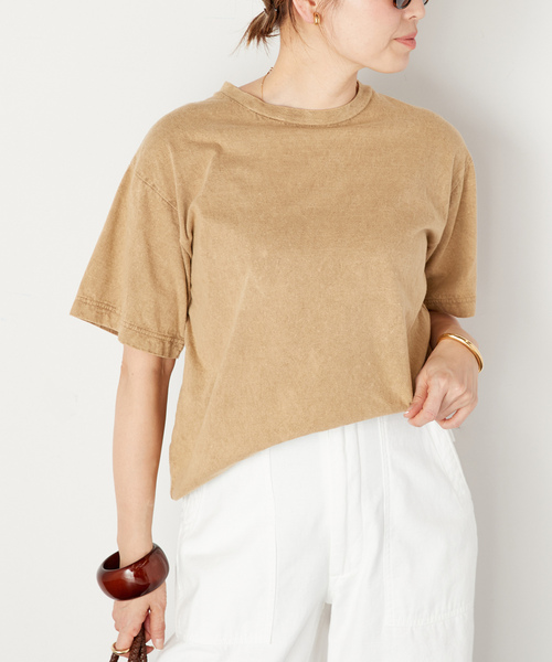 tokuachandeuxieme classe Tシャツ ベージュ Deuxieme Classe tシャツ * Garment Dye Tシャツ レディース