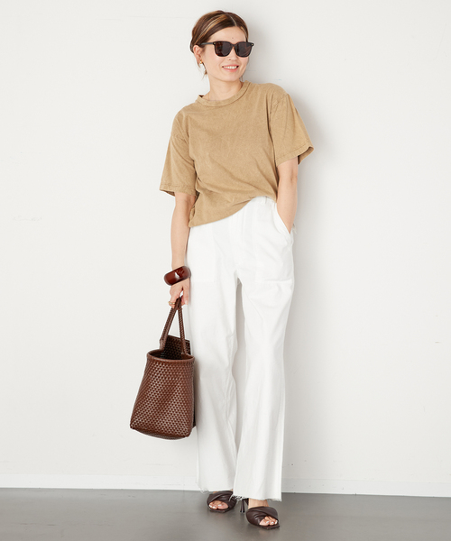 tokuachandeuxieme classe Tシャツ ベージュ Deuxieme Classe 「Deuxieme Classe」 半袖Tシャツ - ベージュ