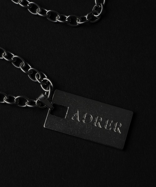 ADRER　ロゴネックレス ADRER- logo necklace- ロゴネックレス（ネックレス）｜ADRER