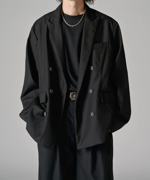 【美品】 Lui’s （ルイス） オーバーサイズ テーラード ジャケット 黒 S Lui's（ルイス） ジャケット テーラードジャケット 「Neucon/ニュー