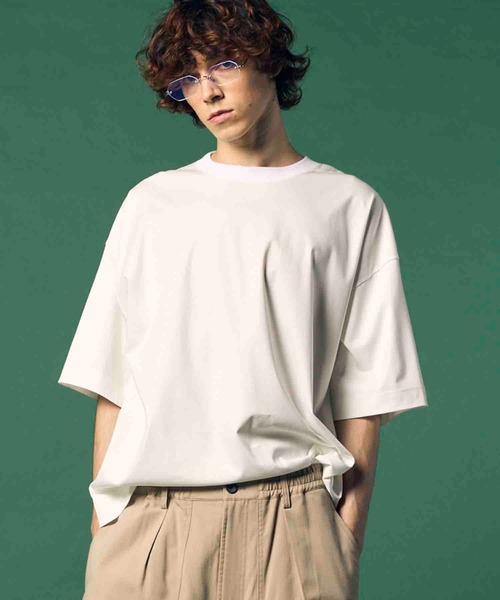 MAISON SPECIAL 半袖Ｔシャツ MAISON SPECIAL(メゾンスペシャル)｜【UNISEX】ニット半袖シャツ