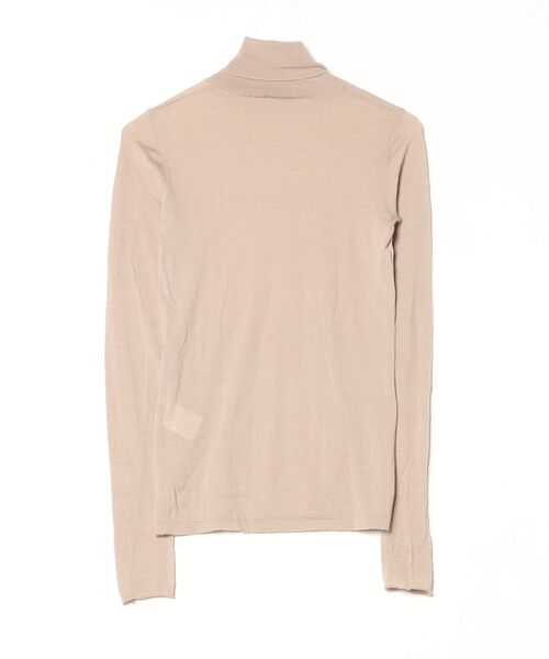 「JOSEPH」 タートルネックニット M ベージュ レディース_画像2