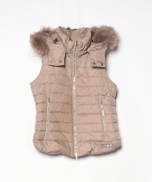 TATRAS 「TATRAS」 ダウンベスト 1 ベージュ レディース : ZOZOTOWN  