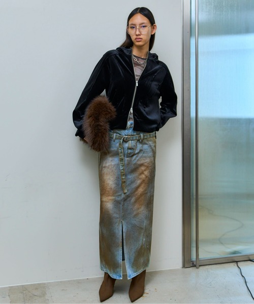 MAISON SPECIAL（メゾンスペシャル） デニムスカート 2way High Waist