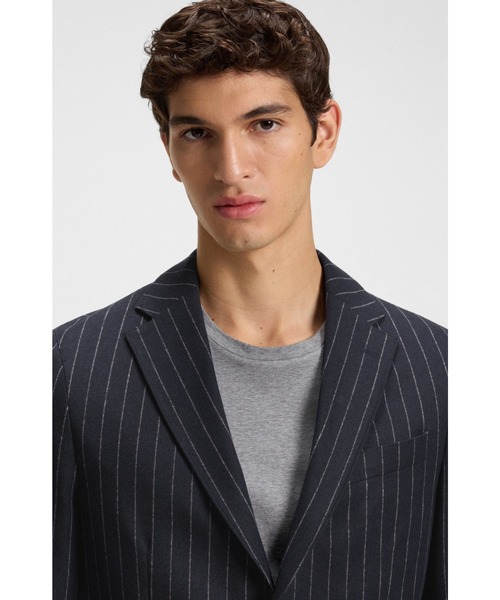 美品 XLサイズ HUGO BOSS テーラードジャケット ストレッチ スーツ BOSS（HUGO BOSS） ジャケット テーラードジャケット スリムフィット