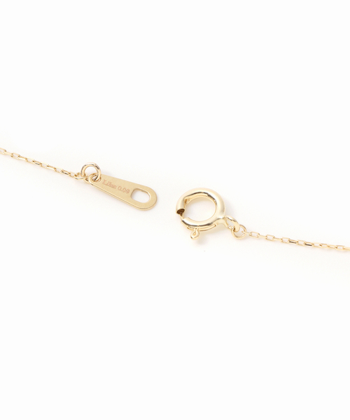 Lilas ネックレス サークルダイヤネックレス K10 レディース