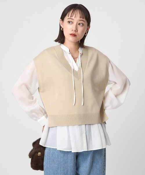 green label relaxing（グリーンレーベルリラクシング） ベスト ジレ V