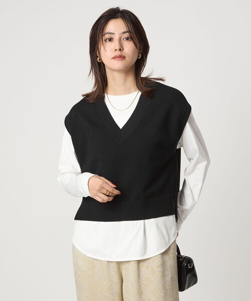 green label relaxing（グリーンレーベルリラクシング） ベスト ジレ V