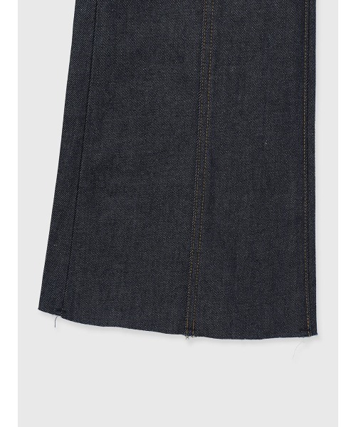 anuans（アニュアンス） 加工ブーツカットデニムパンツ 0 ライトブルー