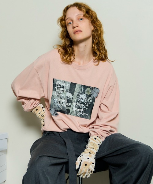 MAISON SPECIAL（メゾンスペシャル） tシャツ Garden Flower Photo
