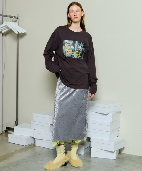 MAISON SPECIAL（メゾンスペシャル） tシャツ Garden Flower Photo