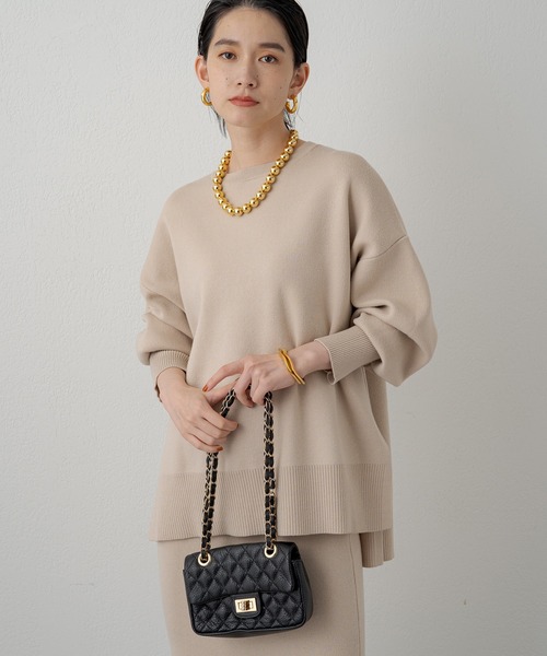 「LOUNGEDRESS」 長袖ニット FREE ブラック レディース_画像2