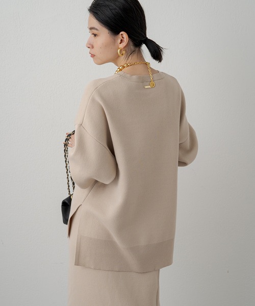 「LOUNGEDRESS」 長袖ニット FREE ブラック レディース_画像4