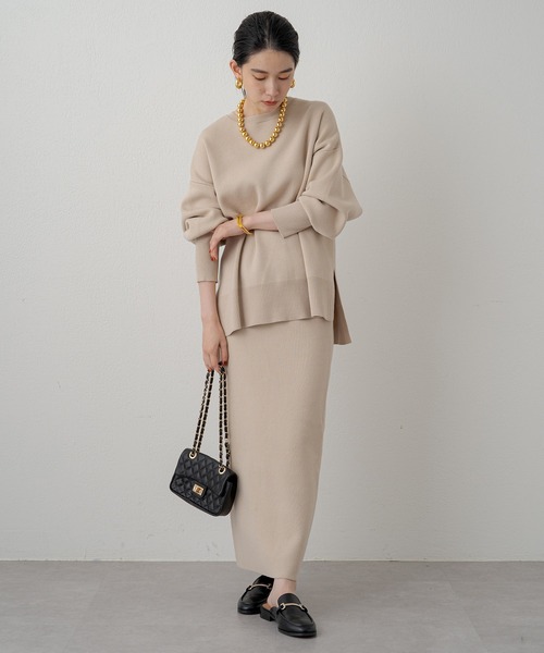 「LOUNGEDRESS」 長袖ニット FREE ブラック レディース_画像5