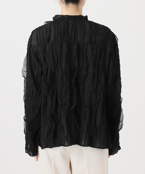 NOBLE（ノーブル） ブラウス シャツ フリルブラウス レディース