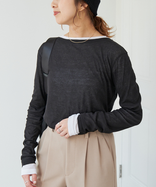 Spick＆Span（スピック アンド スパン） tシャツ 「追加2」シアー
