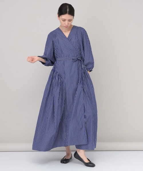 美品 FOXEY フォクシー ブローチ付き レイヤード ドレスワンピース  