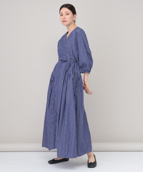 Curensology（カレンソロジー） 7分袖ワンピース FREE ダークブルー