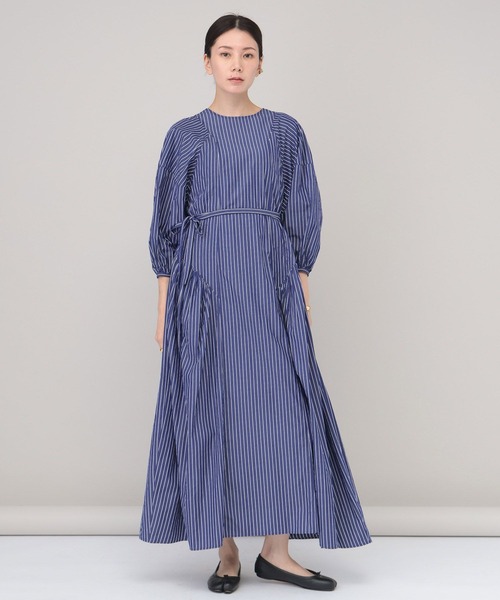 【中古】バレンシアガ BALENCIAGA 19AW ボウタイ リボン 花柄 プリント ワンピース 34 マルチカラー 492458 バレンシアガ BALENCIAGA 19AW ボウタイ リボン 花柄 プリント